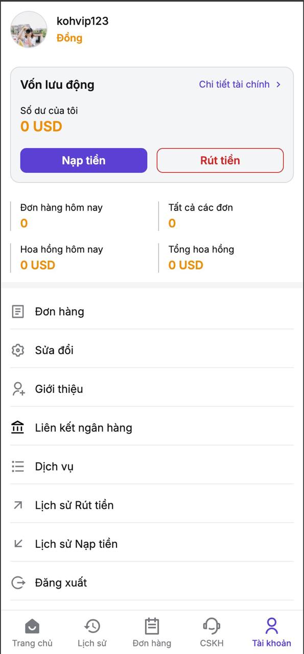 Code App Đặt Đơn Ảo Thiết Kế Riêng – Source Code App Nhiệm V - ảnh 3