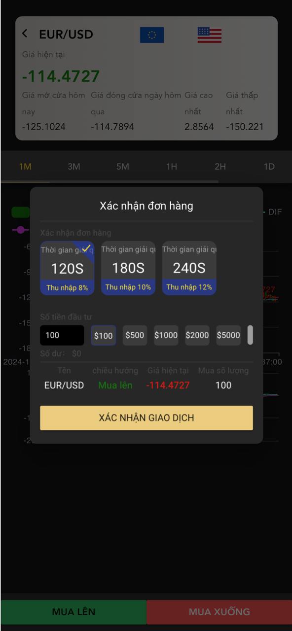 Source Code App Sàn Đầu Tư Chứng Khoán Ngoại Hối - Thuê Làm - ảnh 4