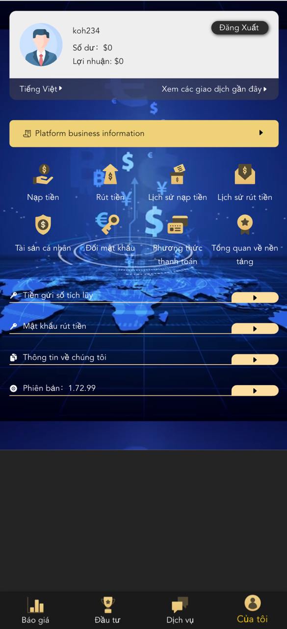 Source Code App Sàn Đầu Tư Chứng Khoán Ngoại Hối - Thuê Làm  - ảnh 6