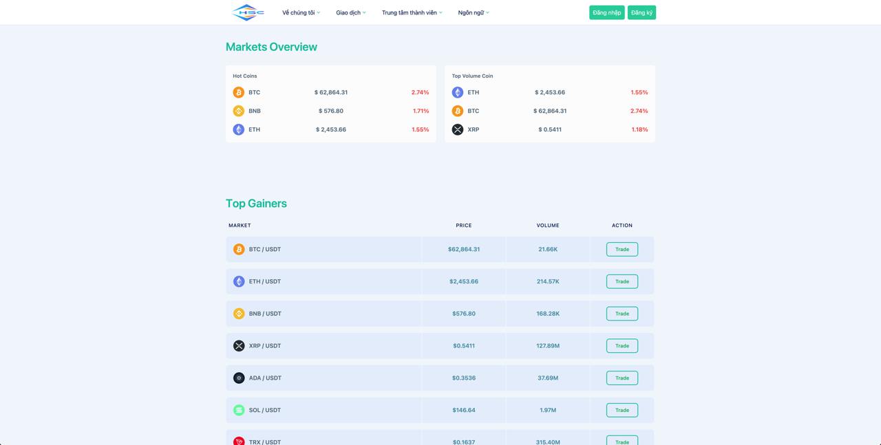 Source Code App Đầu Tư Chứng Khoán - Thuê Làm Web Sàn Giao D - ảnh 1
