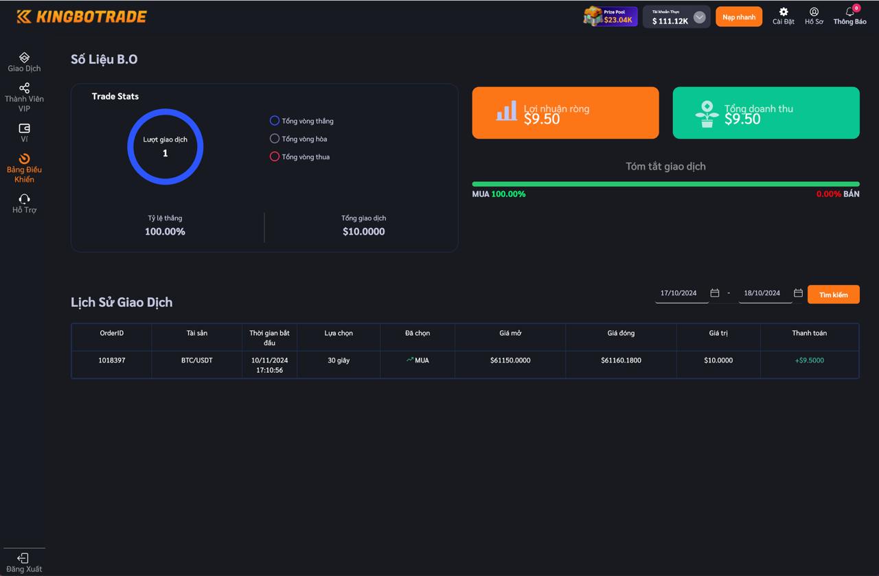 Code App BO Trading Demo: Admin Chỉnh Cầu, Nạp Rút USDT Tự Đ - ảnh 5