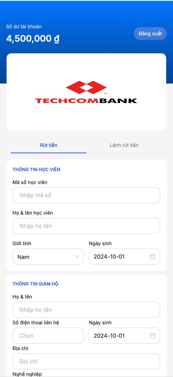 Code App Mô Phỏng Hỗ Trợ Giải Ngân & Vay Vốn (Demo Giáo Dục) - ảnh 2