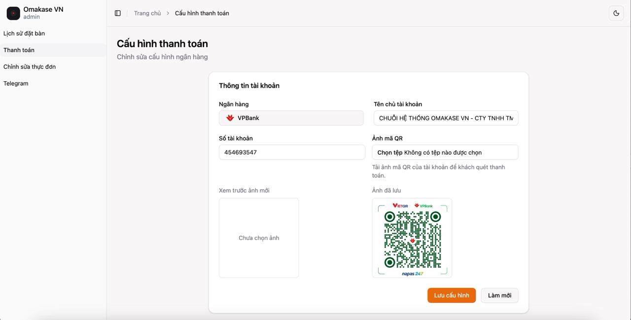 Code Website Đặt Chỗ Nhà Hàng Cao Cấp: Booking, Thanh Toán & - ảnh 9