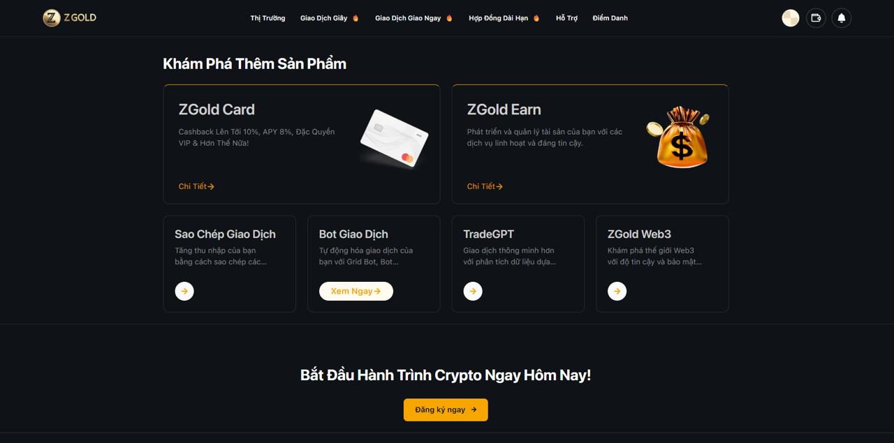 Code App Sàn Giao Dịch Vàng & Crypto ZGold: Giá Vàng Realtim - ảnh 3