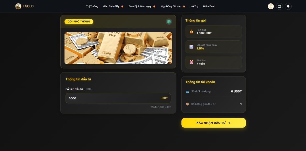 Code App Sàn Giao Dịch Vàng & Crypto ZGold: Giá Vàng Realtim - ảnh 10