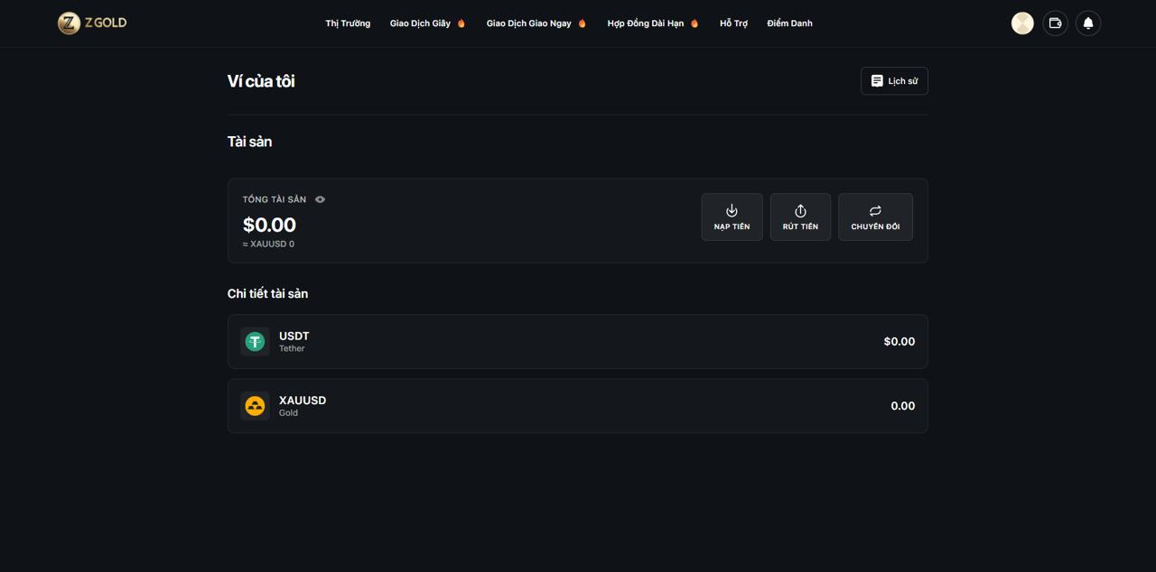 Code App Sàn Giao Dịch Vàng & Crypto ZGold: Giá Vàng Realtim - ảnh 12