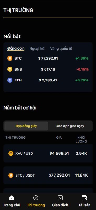 Code App Sàn Giao Dịch Vàng & Crypto ZGold: Giá Vàng Realtim - ảnh 15