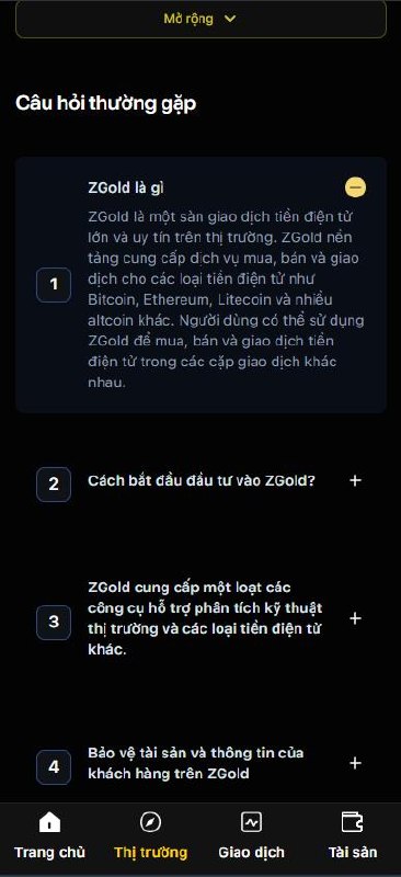 Code App Sàn Giao Dịch Vàng & Crypto ZGold: Giá Vàng Realtim - ảnh 16