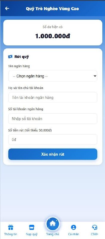 Code App Ủng Hộ Người Nghèo - Source Code App Quỹ Từ Thiện N - ảnh 3