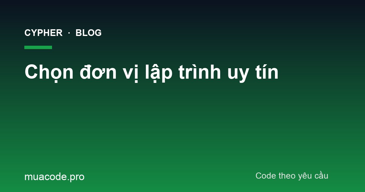 Ảnh bài viết Cypher